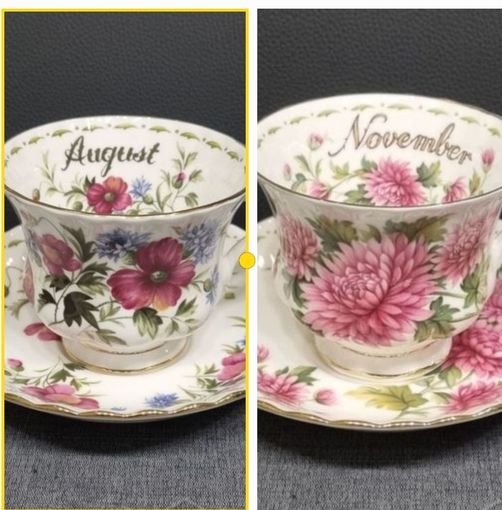 Винтажные фарфоровые кофейные пары Royal Albert