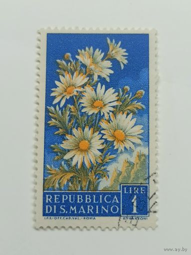 Сан Марино 1957. Цветы