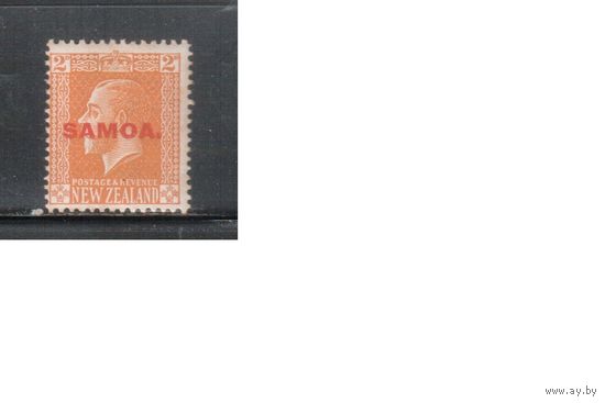 Самоа-1916,(Мих.44)  * , Британские колонии, Стандарт,Надп., Король