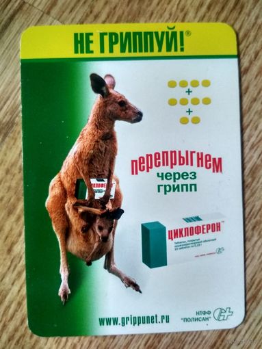 Календарь. 2008. Не гриппуй !