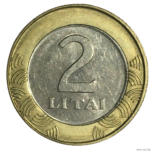 Литва 2 лита, 2008