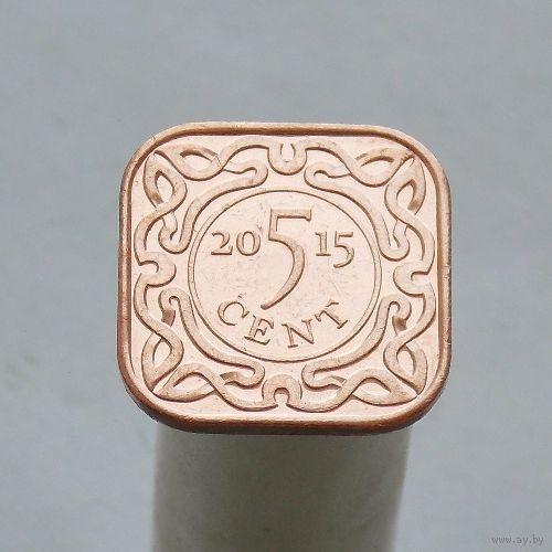 Суринам  5 центов 2015