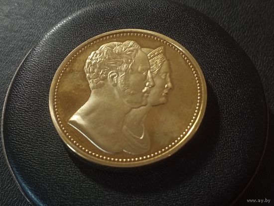 Большая, красивая Копия золотой монеты-5 рублей 1830 г.
