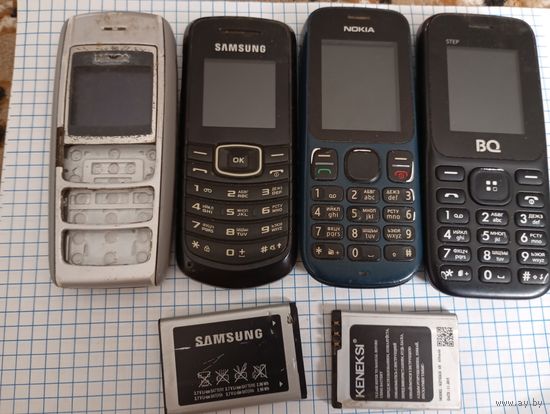 4 телефона на запчасти