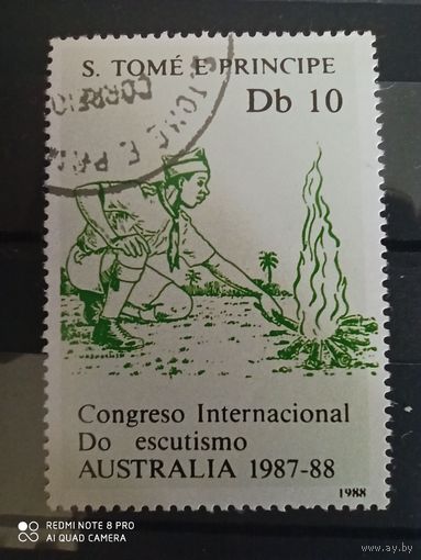 Сент- Томе и Принсипи, 1988, Международный слет бойскаутов, Австралия