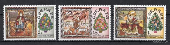 Гренада 1977. Рождество 3 марки (857)