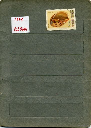 ВЬЕТНАМ,  1969,  РАКУШКА (Мягкотелые),  1м