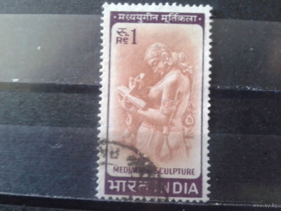 Индия 1966 Скульптура богини