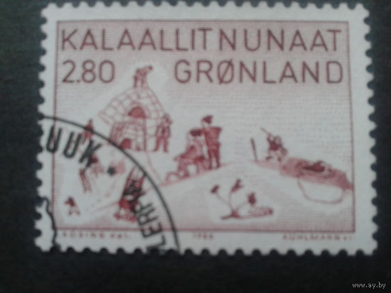 Дания Гренландия 1986 коллаж