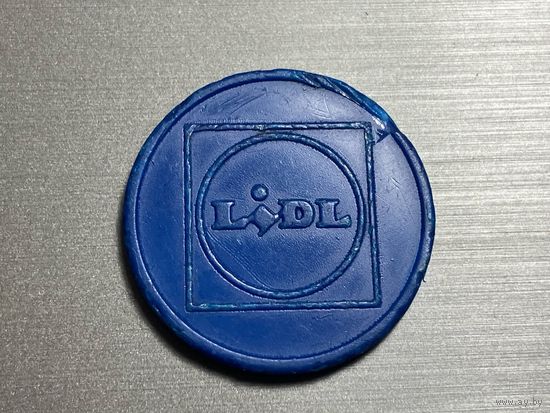 Жетон торговый Lidl.