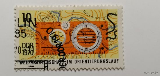 ГДР 1970.  Чемпионат мира по спортивному ориентированию
