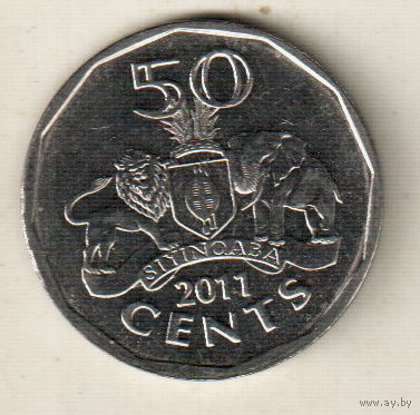 Эсватини (Свазиленд) 50 цент 2011