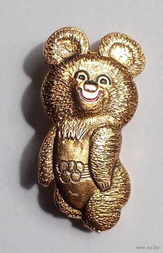 Значок Олимпийский мишка
