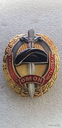 Обладатель черного берета ОМОН МВД Беларусь