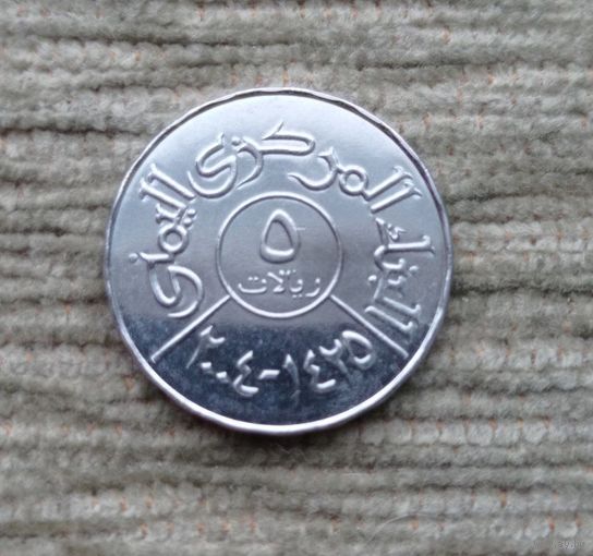 Werty71 Йемен 5 риалов 2004