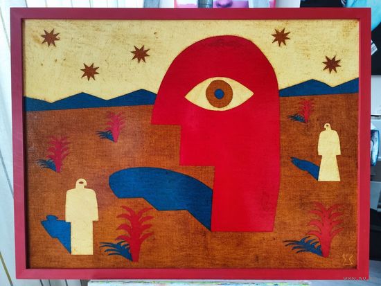 Оазис. Художник Сергей Ашуха. Картина 60 х 80 см. Холст, масло. В раме