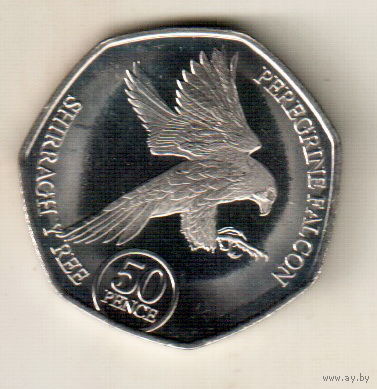 Остров Мэн 50 пенс 2023