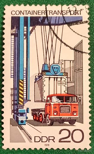 ГДР 1978. Контейнерные перевозки