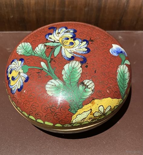 Шкатулка перегородчатая эмали (Китай) 1950-е годы