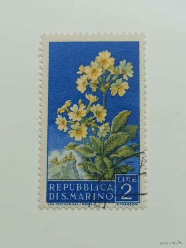 Сан Марино 1957. Цветы