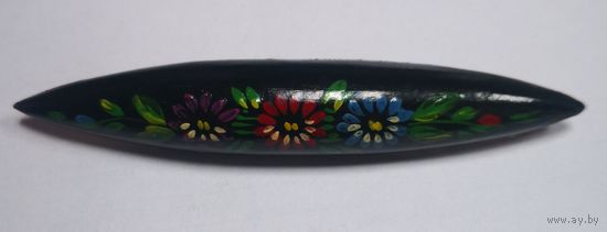 Брошь. Финифть.. Из СССР.