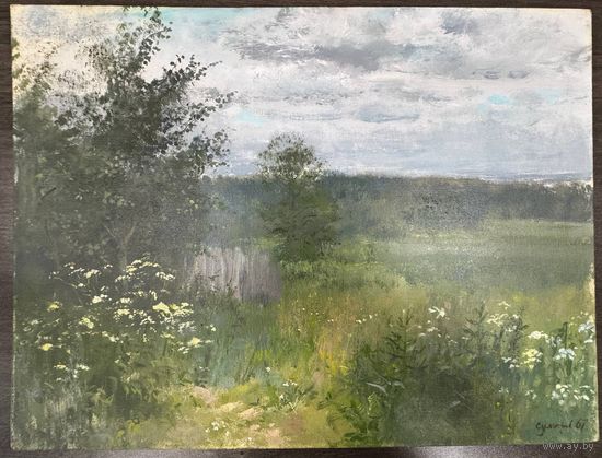 Василий Сумарев 1967 кортон холст масло 46*60