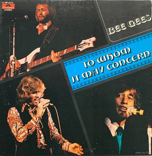 Bee Gees - To Whom It May Concern / JAPAN