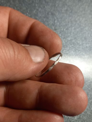 Кольцо Винтаж Германия серебро Ag 835 0.58 гр.