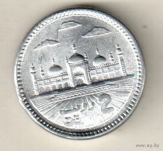 Пакистан 2 рупия 2021