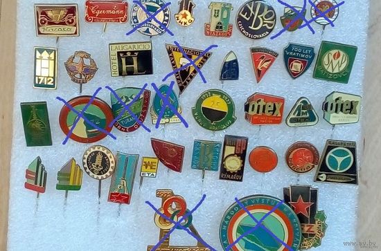 Значки Чехословакии.