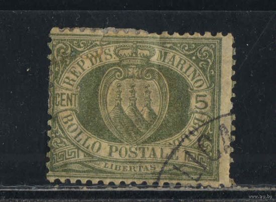 Сан-Марино Респ 1892 Герб Стандарт #13