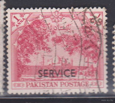 Архитектура 7-я годовщина независимости Пакистан 1957 год  лот 12 С НАДПЕЧАТКОЙ