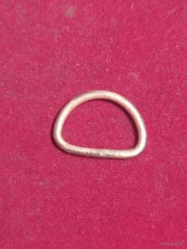 Фурнитура - Д кольцо, латунь