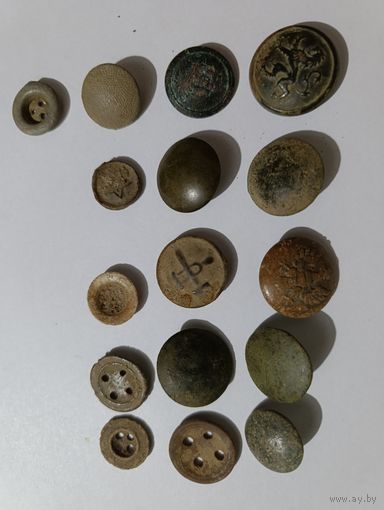 Старинные пуговицы