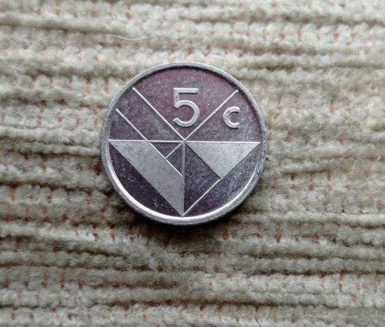 Werty71 Антильские острова Аруба 5 центов 1986