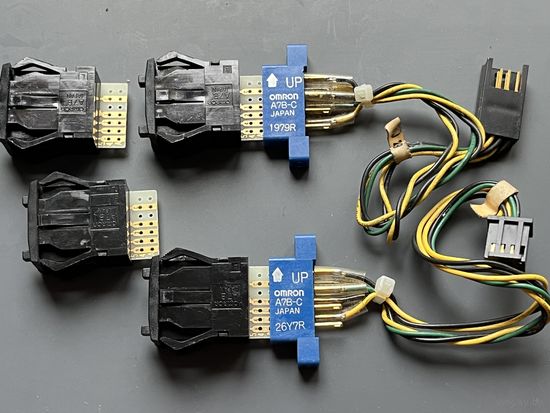 Дисковые переключатели OMRON A7BS-254 (Made in Japan). 4шт. + 2 интерфейса