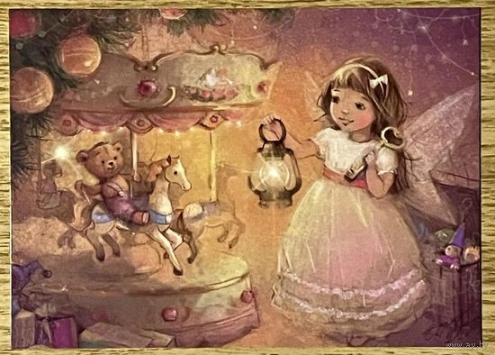 Открытка чистая 10х15 см. Художница Екатерина Бабок