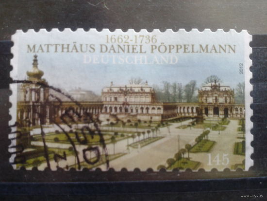 Германия 2012 Фото Дрездена 1905 г. Михель-2,9 евро гаш. зубцовка 10