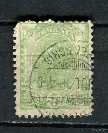 Королевство Румыния - 1900/1911 - Король Кароль I 5B - [Mi.132] - 1 марка. Гашеная.  (Лот 45EA)-T2P22