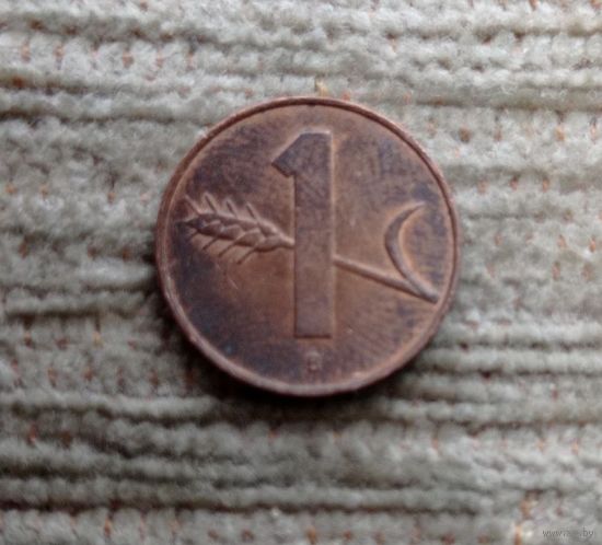 Werty71 Швейцария 1 раппен 1958 рапп