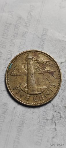 Барбадос 5 цент 2006
