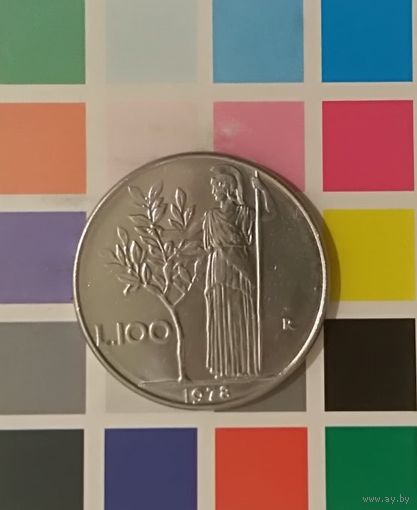 Италия 100 лир  1978