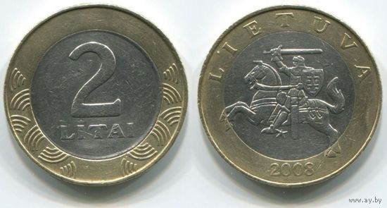Литва. 2 лита (2008)