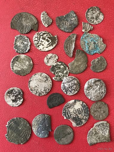 Монеты 1500-1600-е годы.цена за все.