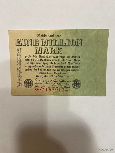Германия 1000000 марок 1923 г. -0801