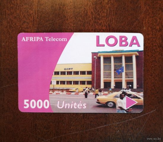 Телефонная карточка, Конго, 5000 юнит, 2002 год