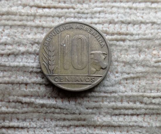 Werty71 Аргентина 10 сентаво 1950