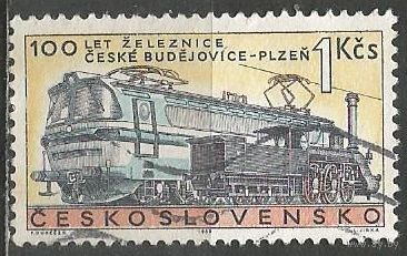 Чехословакия. 100 лет ж/дороге. 1968г. Mi#1807.