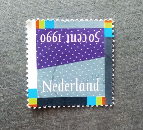 Марка Нидерланды 1990 год Новогодняя