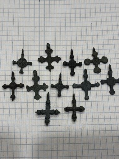 Крестики старые, с рубля, три дня